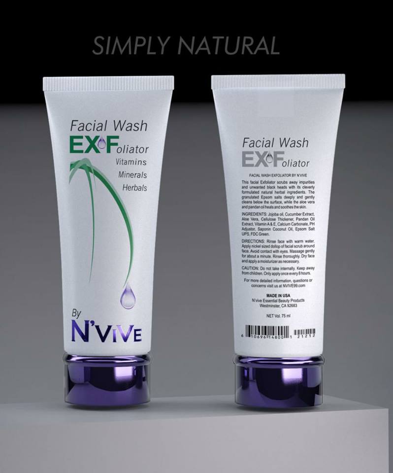 N'vive Facial Wash Exfoliator